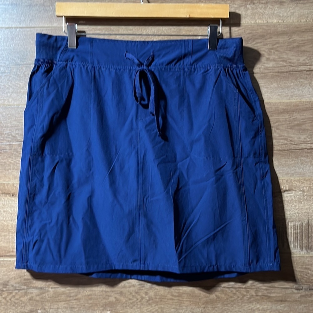 Peace & Pearls Navy Blue Athletic Sport Active Casual Skirt Skort XL Golf Tennis - Picture 2 of 11